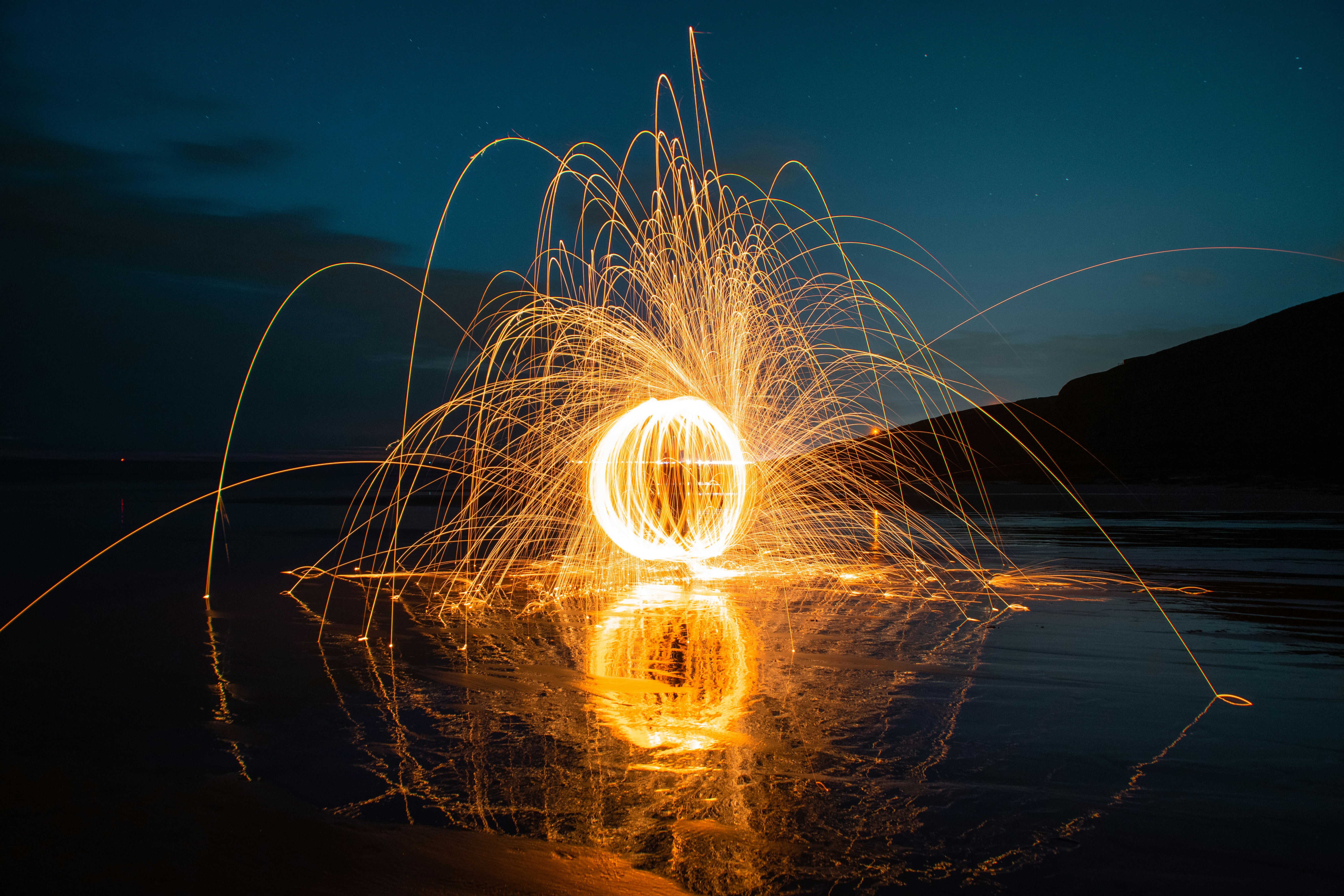 steel wool photography